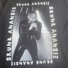 SKUNK ANANSIE 2025 UK TOUR BLACK T-SHIRT SIZE LARGE