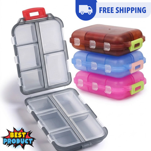 Weekly pill organizer - pill, box