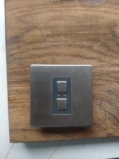 Lightwave RF Slave Dimmer Switch  Brushed Steel