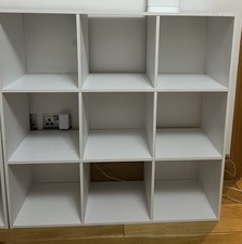 IKEA Kallax White Shelving 3x3 Unit Storage Unit