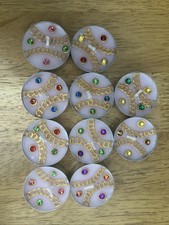 Brand New Set Of 10 Mendhi Henna Candles: Pink Diamonte