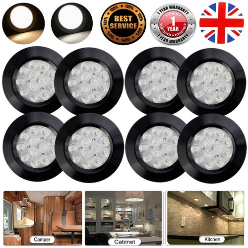 Black led 12v spot ceiling - 12v, 3w