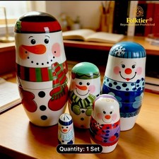 CHRISTMAS MATRYOSHKA WOODEN