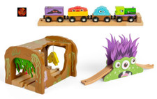 Wooden Monster Railway Train