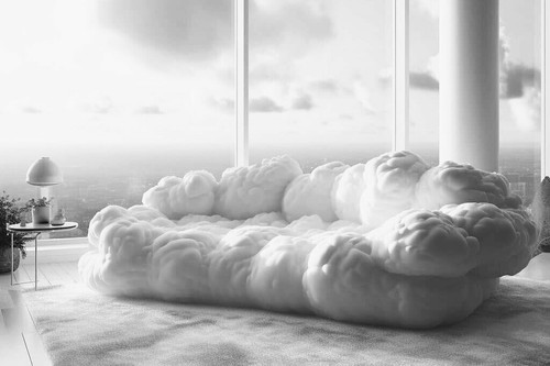 Antique furniture cloud - furniture, couch