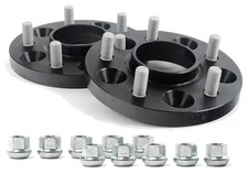 H&R BLACK Hubcentric wheel spacers 15mm per side to fit Ford/Volvo/Jaguar