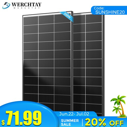 200w bifacial 2pack - 200w, solar