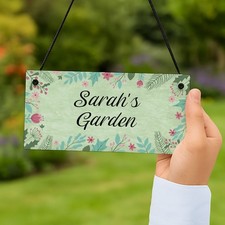 Garden Signs Personalised