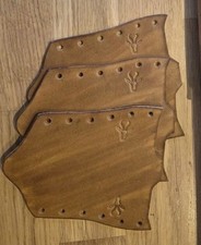 Leather overstrike for