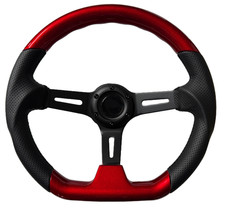 RED D2 DISHED SPORTS STEERING