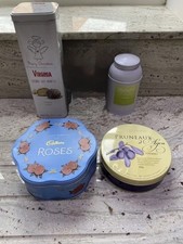 KITCHEN STORAGE TINS x4