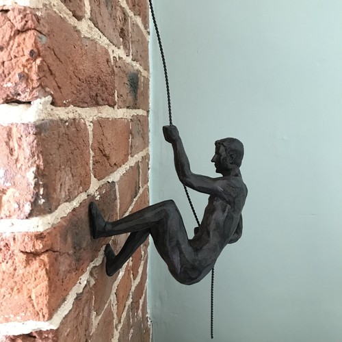 Abseiling climbing man - abseiling,