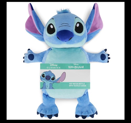 Stitch hot water bottle with - water,
