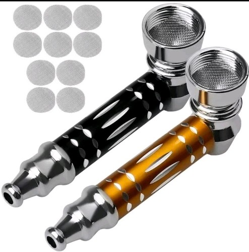 Metal smoking pipe - smoking,