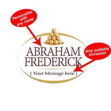 Personalised Wrapper Oval