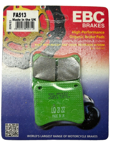 Ebc kart brake pads fa513 - go,