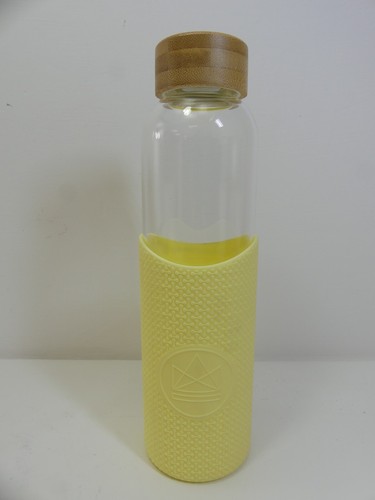 Unbreakable glass water bottle - glass,