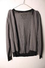 Primark Mens Fine Knit Cardigan - Grey - Size M Medium (63d)