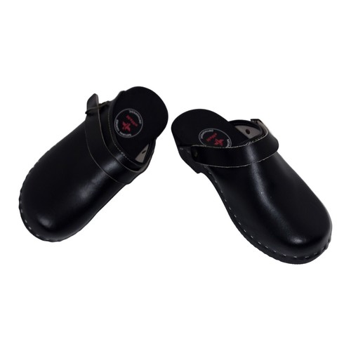 Handmade natural leather - , clogs