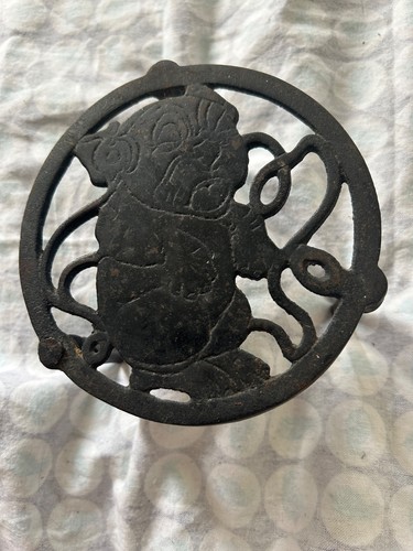 Antique 1920s cast - iron, bonzo