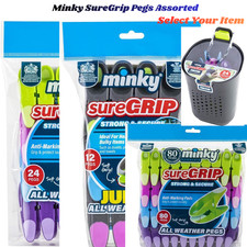 Minky suregrip pegs assorted - suregrip,