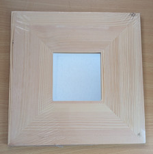 BRAND NEW IKEA MALMA wooden pine mirror 10" x 10" lot#7