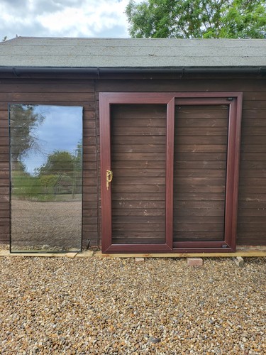 Upvc patio sliders brown - patio,