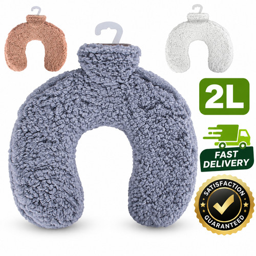Neck hot water bottle - water,