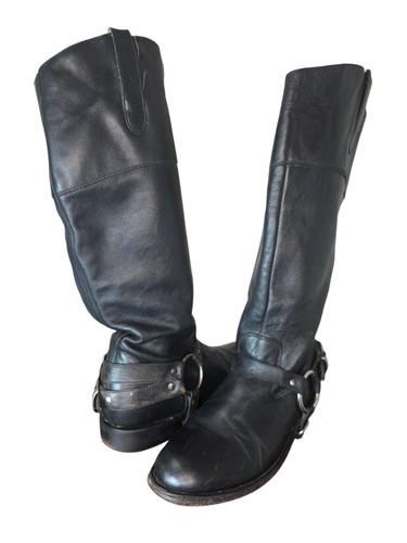 Womens black leather tall - womens,