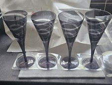 4 Grey Spiral Design Glasses inspired by Sven Palmqvist designs