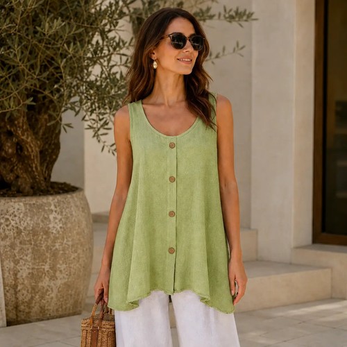 Women italian linen blend - italian,
