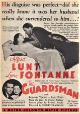 The Guardsman DVD -  Alfred Lunt ZaSu Pitts dir. Franklin Pre-Code Drama 1931