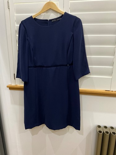 Zara blue dress size - zara,