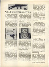 1954 PAPER AD Article Wes-Ko
