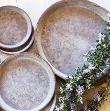 Round zinc metal - 1x, tray,
