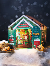 M&S Mark & Spencer Santa's Workshop Musical Light Up Christmas Tin | Empty