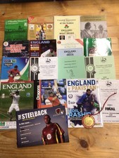 Cricket Programmes & Books