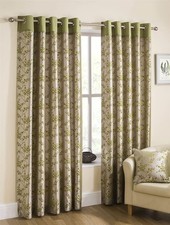 Lime Green Beige Faux Silk