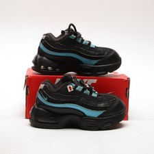 NIKE Air Max 95 Infant Black/Blue SIZE 9.5 Trainers