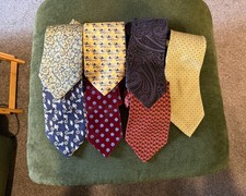 Men’s Detailed Vintage 100% Silk Tie Bundle. St Michael’s, The Rack, Frangi Etc