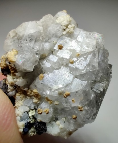 Fluorite crystals colorless - fluorite, crystals-colorless