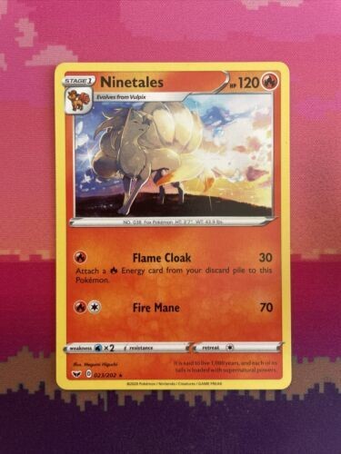 Pokemon card ninetales sword - ninetales, &