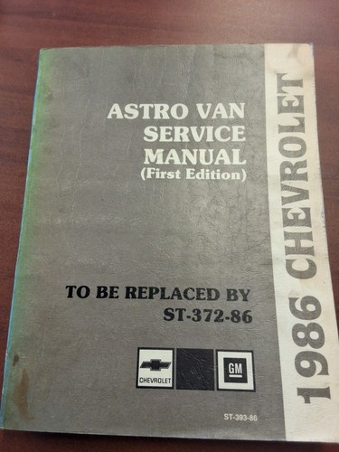1986 chevrolet astro - 1986, van