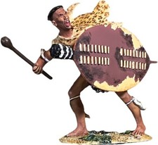 BRITAINS SOLDIERS 20207 - Zulu Swinging Knobkerrie - DIECAST METAL FIGURE