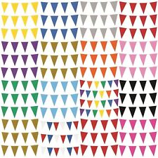 10M COLOUR BUNTING 20 FLAGS PARTY WEDDING DECORATION EVENT GARDEN HOME OUTDOOR