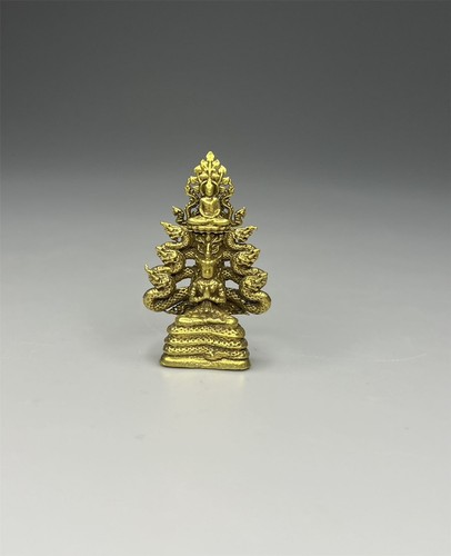 Miniature brass figurine - miniature,