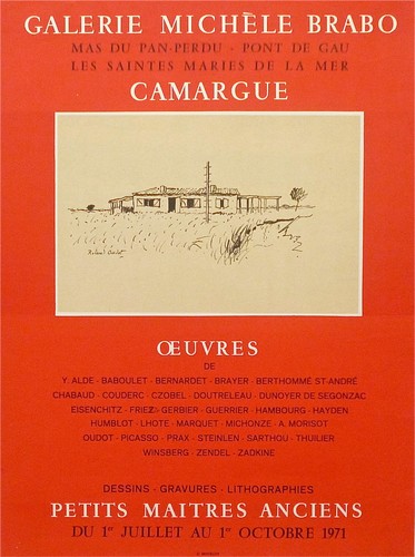 Roland oudet litho poster - roland,