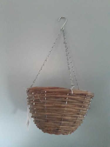 25cm inch dark brown wicker - dark,