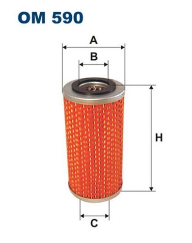 Fits filtron 590 oil - oil, filter