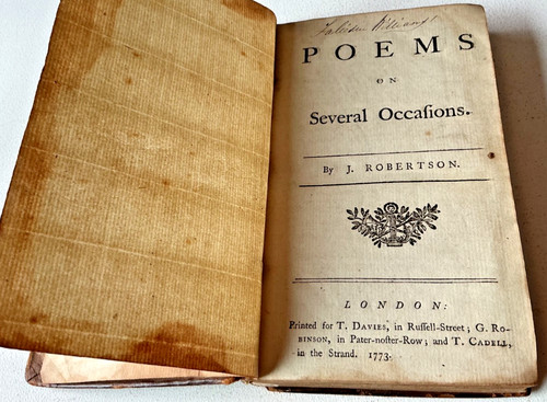 1773 poems several - 1773,